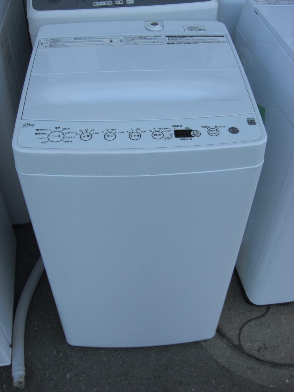 （2026.01.17買取）ハイアール 全自動洗濯機4.5㎏ 2023年製 BW-45A